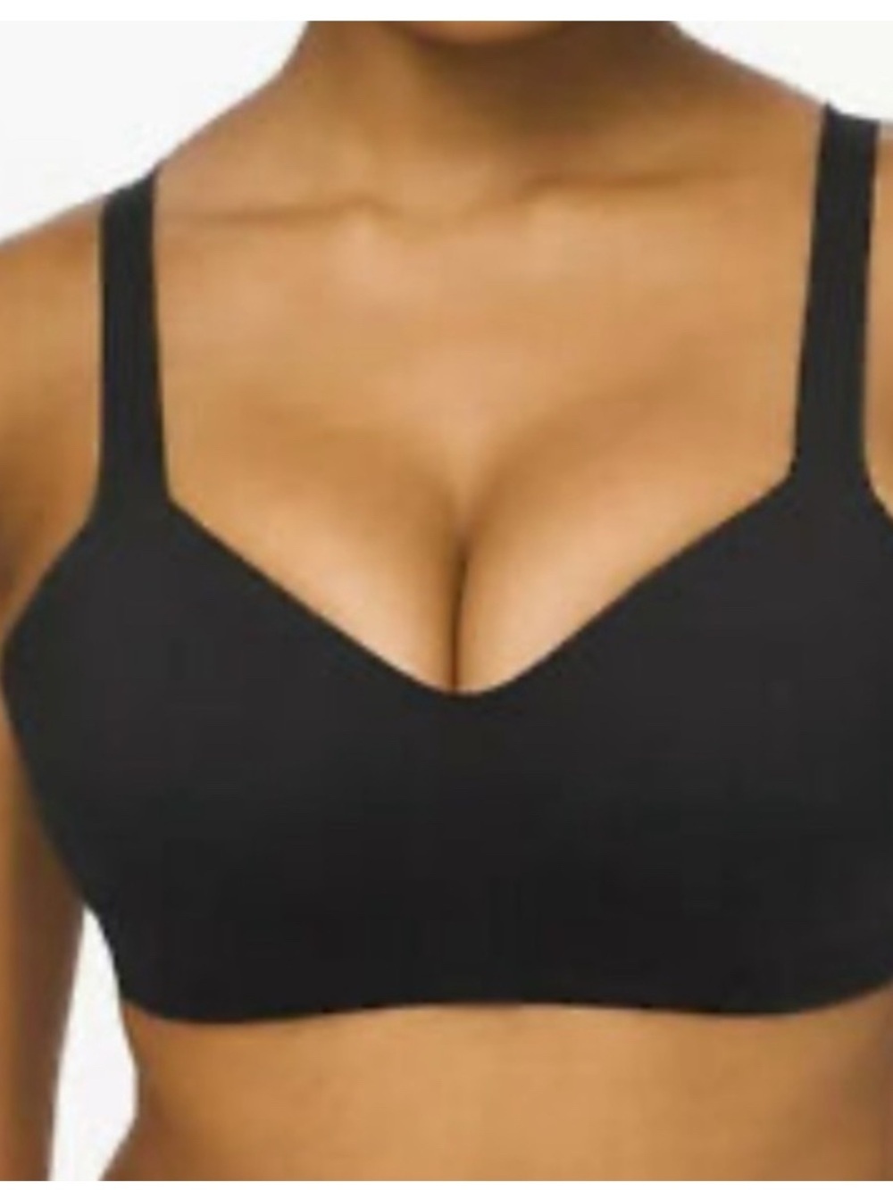 lululemon athletica Black Smooth Wireless Bra